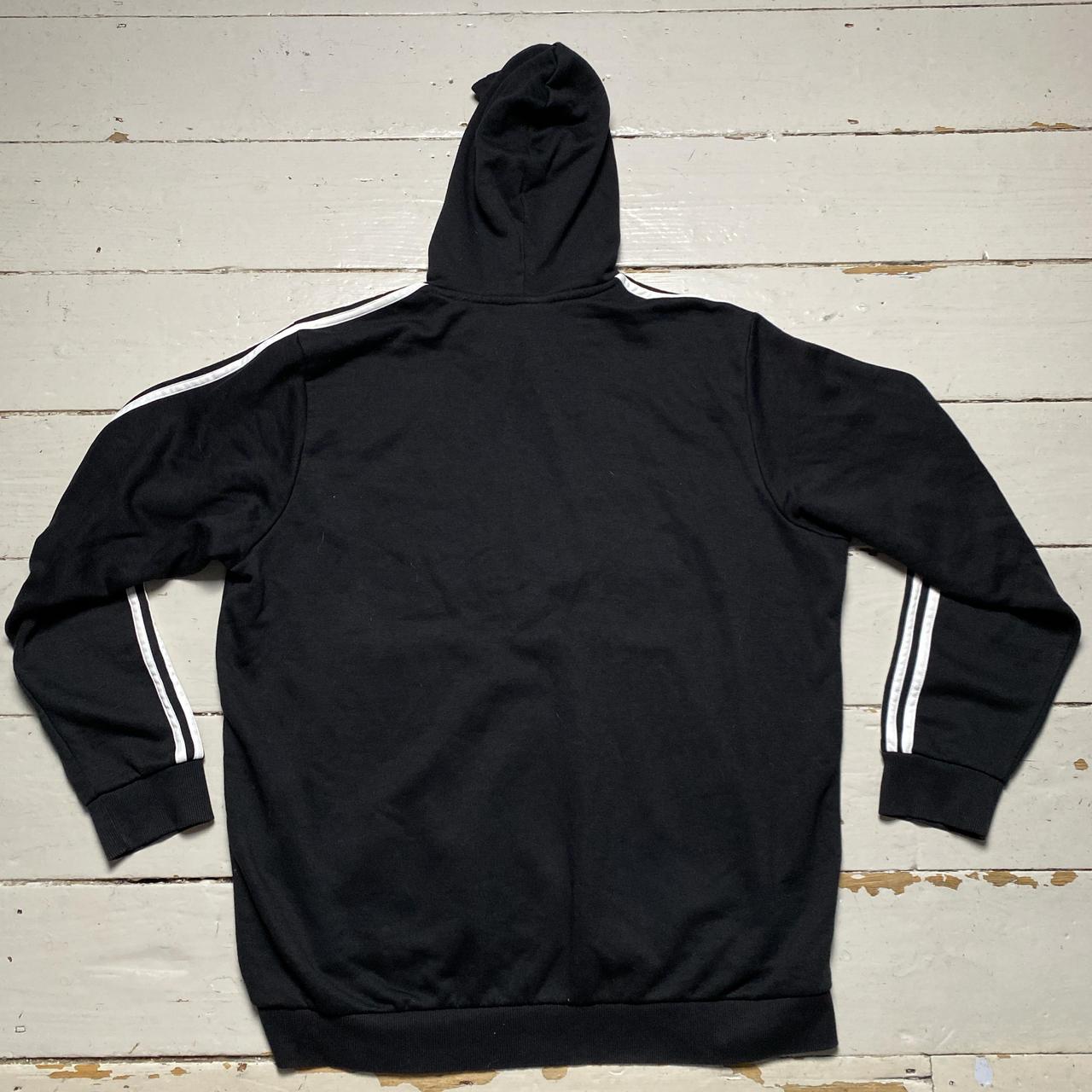 Adidas Manchester United Black and White Football Hoodie