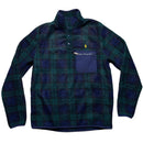 Polo Ralph Lauren Plaid Fleece Quarter Button Up Jumper (L)