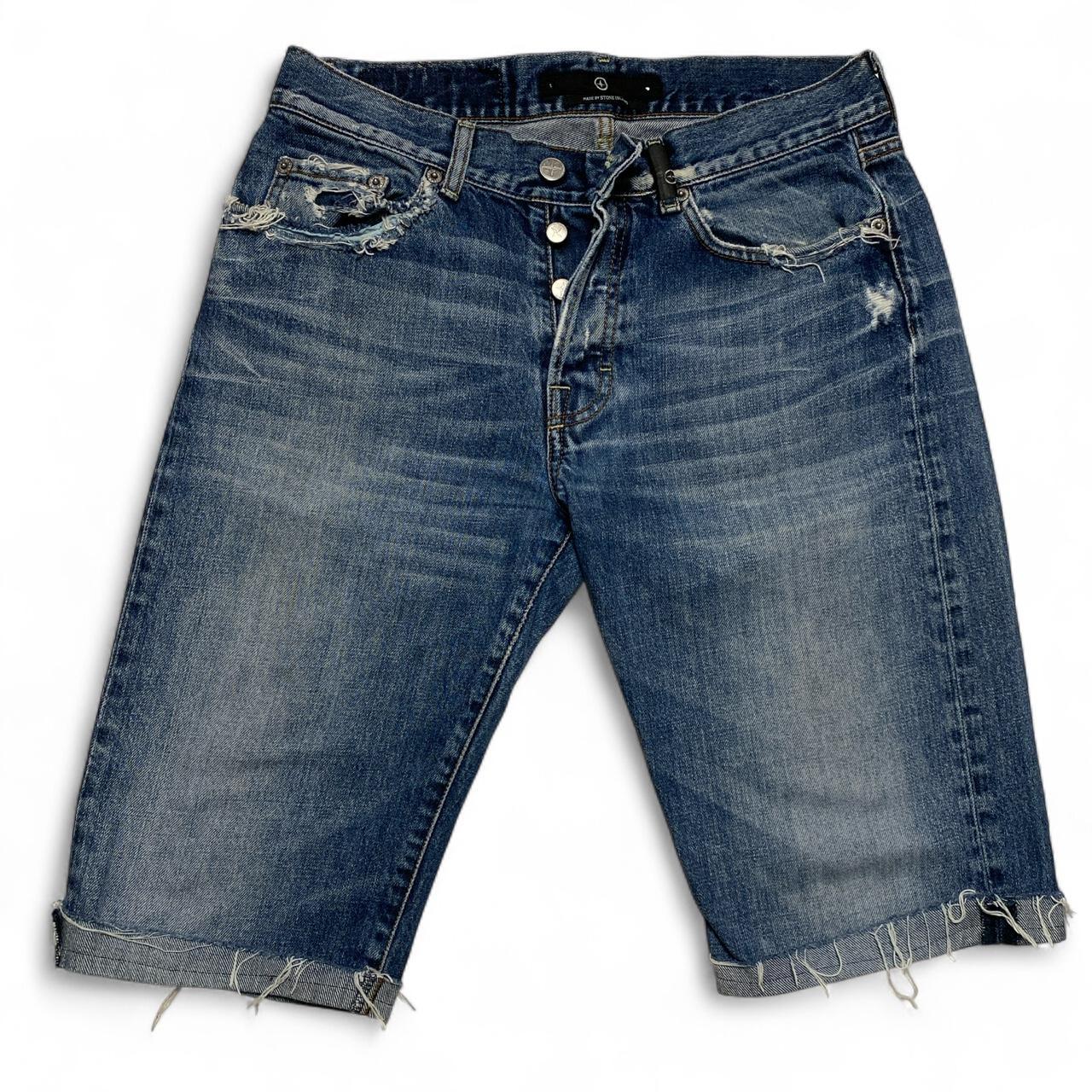 Stone Island Denims Cut Down Jort Jean Shorts