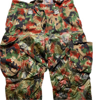 Bretel Camouflage Red Brown and Green Dungaree Military Trousers (36W)