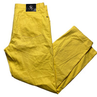 Versace Jeans Couture Yellow Vintage Baggy Jeans Trousers (40W)