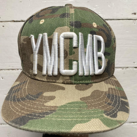 YMCMB Vintage Camouflage Snapback Cap