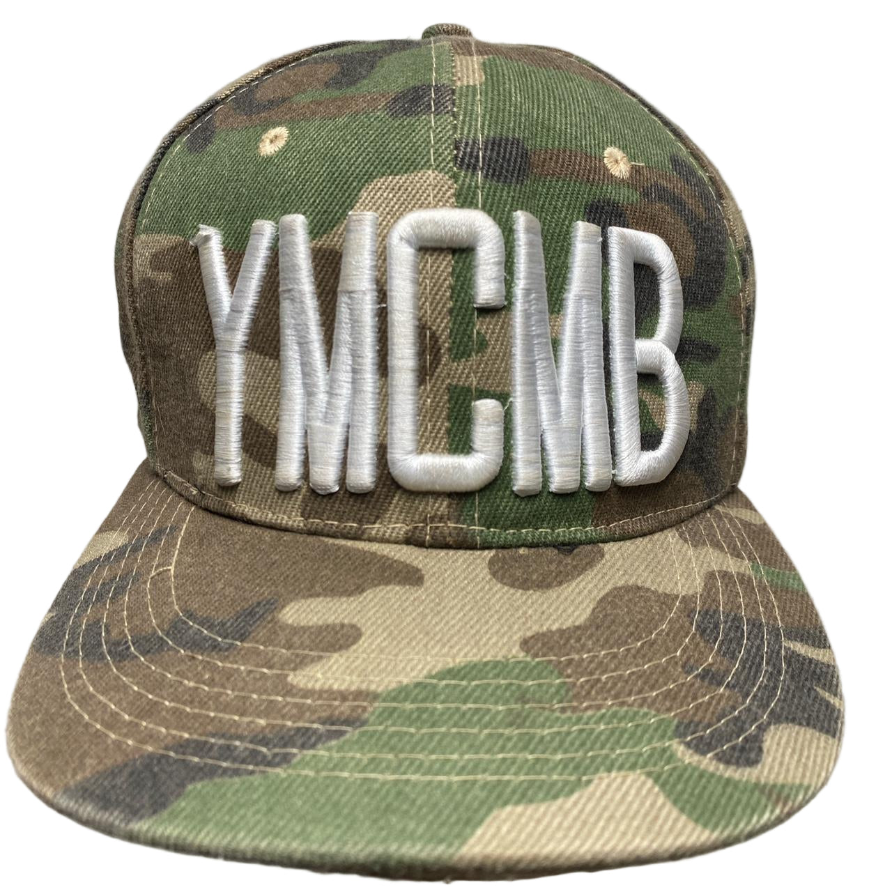 YMCMB Vintage Camouflage Snapback Cap