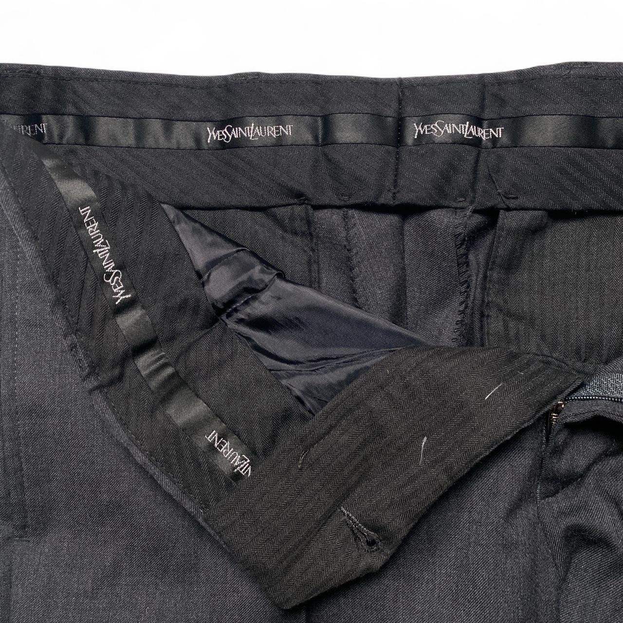 Yves Saint Laurent Vintage Grey Smart Trousers (32W)