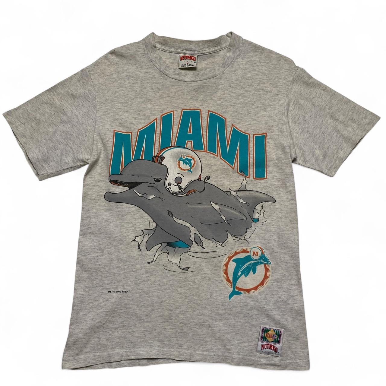 Miami Dolphins Nutmeg Vintage Grey 1993 T Shirt (M)