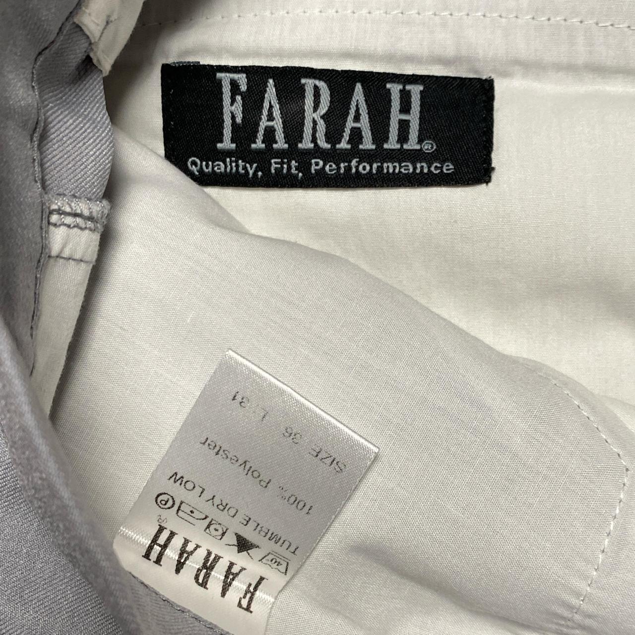 Farah Grey Silver Trousers (36W)