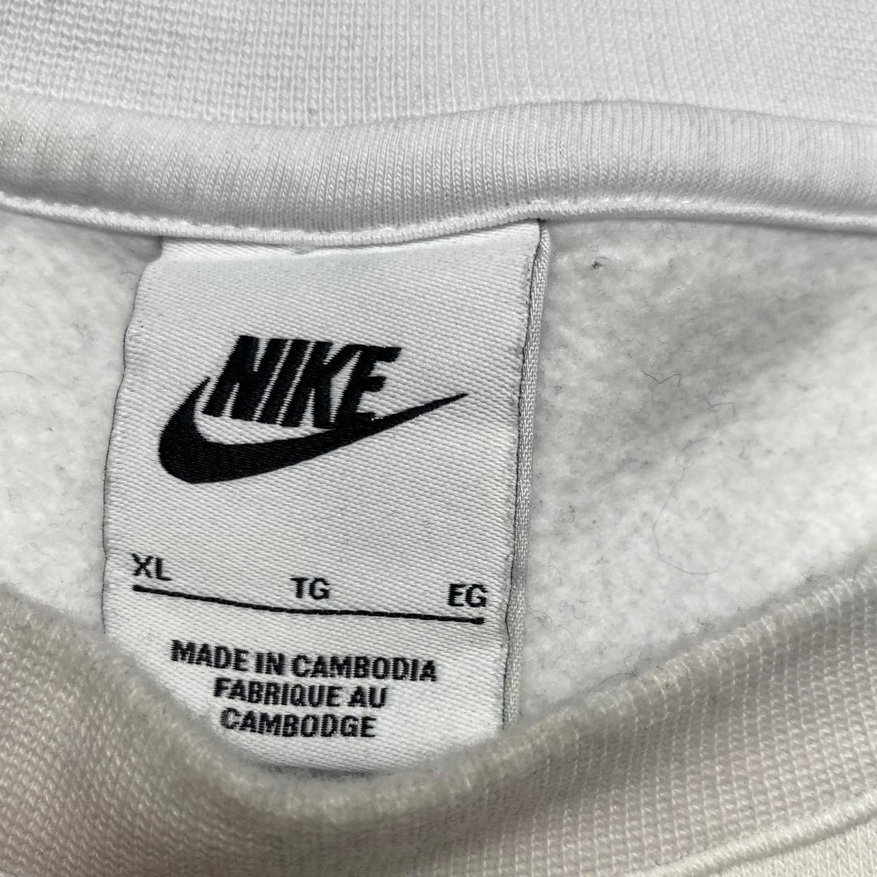 Nike Air Swoosh White Black and Red Jumper (XL)