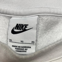 Nike Air Swoosh White Black and Red Jumper (XL)