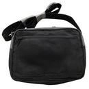 Minus Two Black and Grey Embroidery Pouch Small Messenger Bag