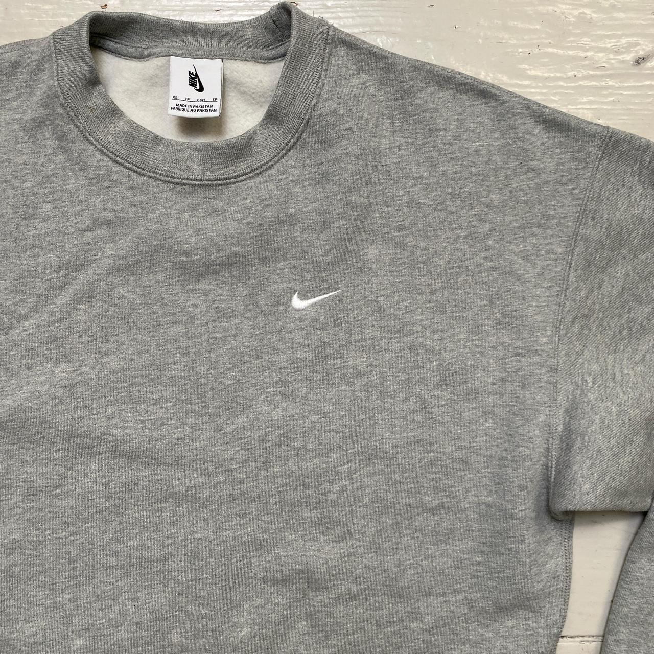 Nike NRG Grey and White Baggy Jumper