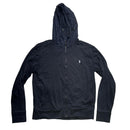 Polo Ralph Lauren Navy and White Pony Shell Hood Hoodie (M)