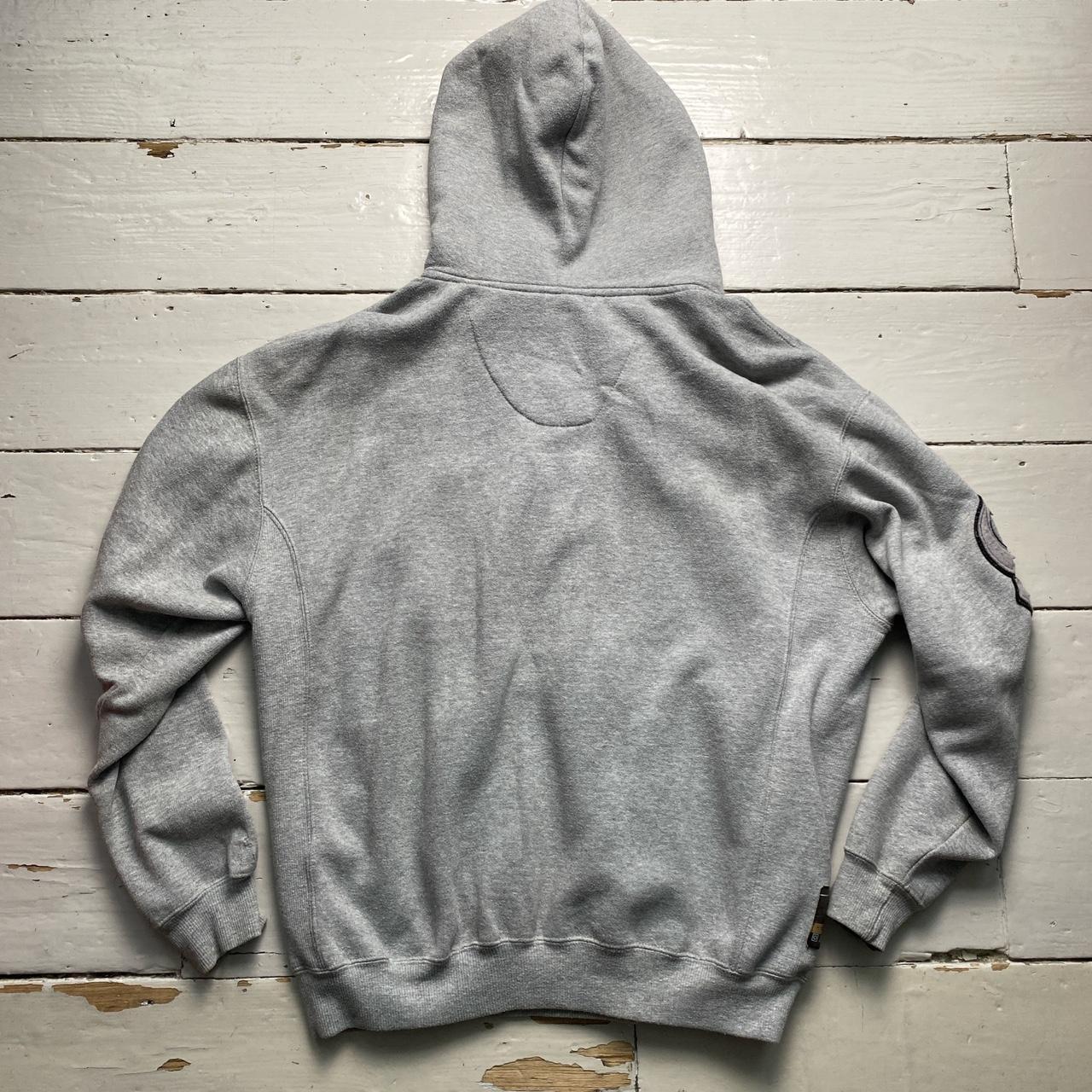 Akademiks A9 Grey and Black Hoodie