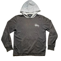Stussy Grey Two Tone Hoodie (S)