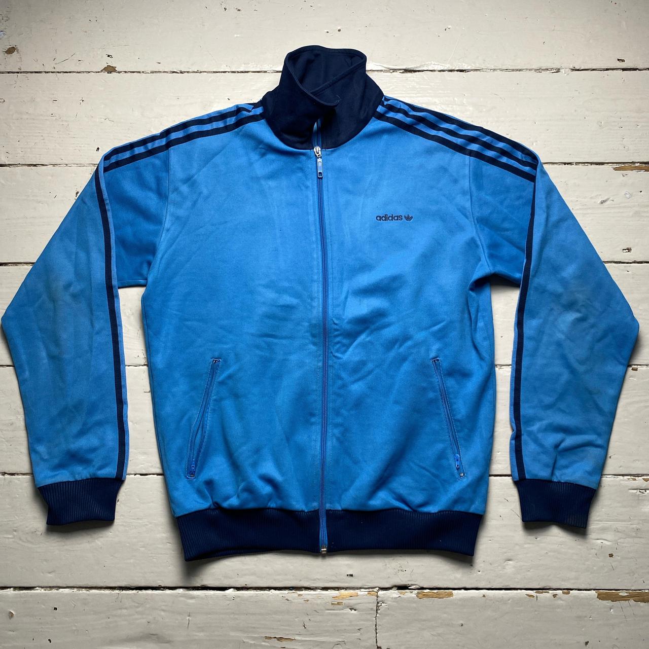 Adidas Originals Blue and Navy Tracksuit Jacket