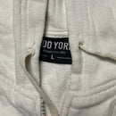 Zoo York White and Black Zip Hoodie (L)