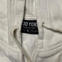 Zoo York White and Black Zip Hoodie (L)