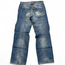 G Star Baggy Light Blue Stonewashed Wide Jeans (33W)