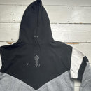 Trapstar Grey Black and White Hoodie (L)