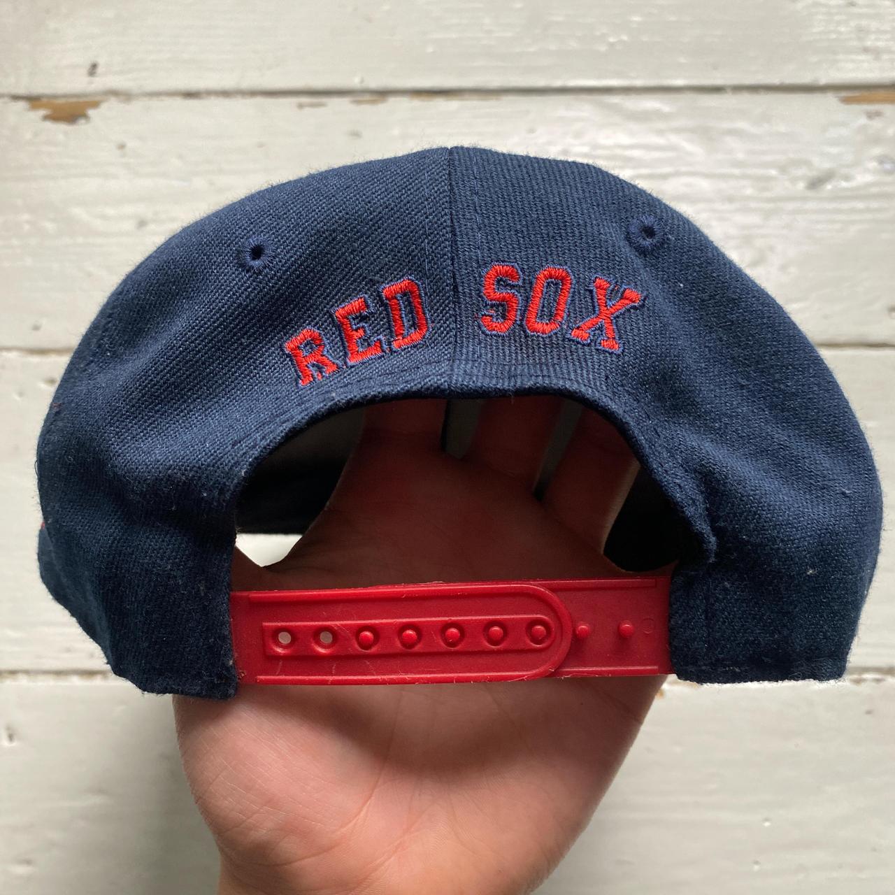 Boston Red Sox Navy and Red Snapback Cap