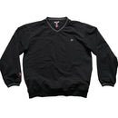 Dunlop Vintage Black and White Golf Windbreaker Shell Jumper (L)