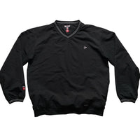Dunlop Vintage Black and White Golf Windbreaker Shell Jumper (L)