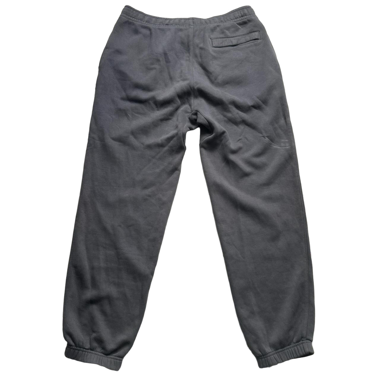 Nike Club Contrast Stitch Grey and Red Joggers (M)