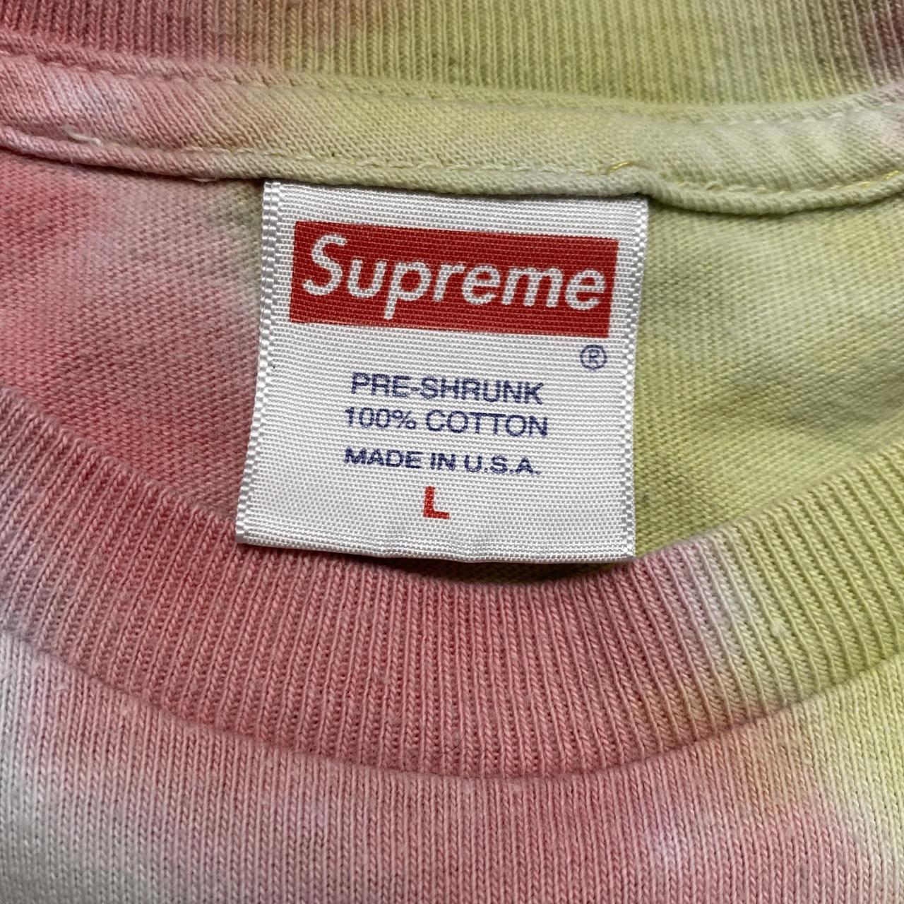Supreme Little Dinosaur Rainbow Tie Dye T Shirt (L)