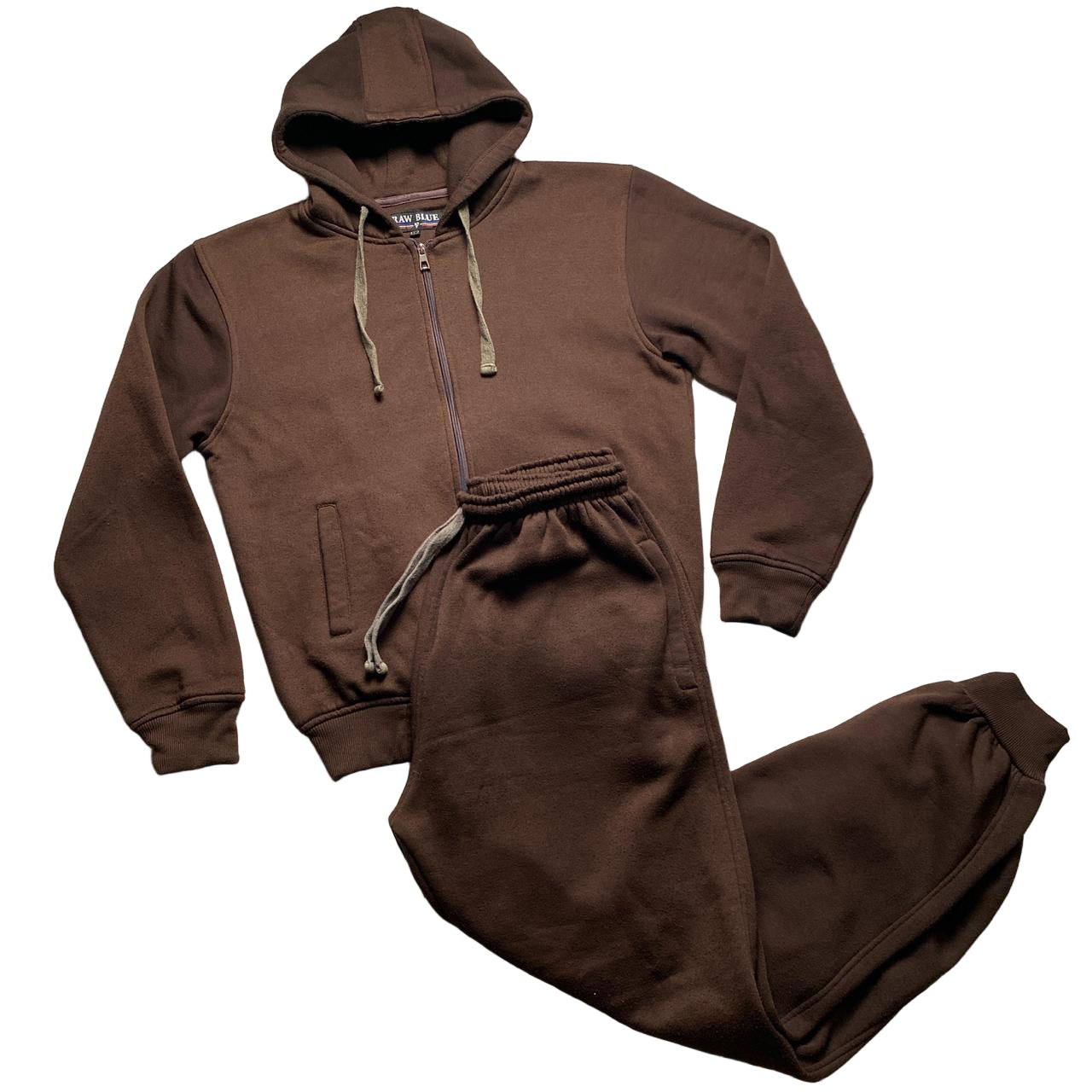 Raw Blue Brown Vintage 90’s 00’s Full Tracksuit (L)