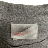 Nike Vintage 90’s Grey and Red Big Spellout T Shirt (L)