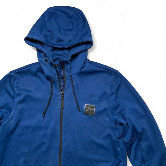 Nike Air Max Blue and Black Hoodie Tracksuit Jacket (M)