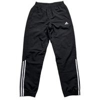 Adidas Black and White Shell Trackpant Bottoms (S)