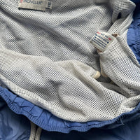 Moncler Swim Shorts Light Blue White and Grey (2XL)