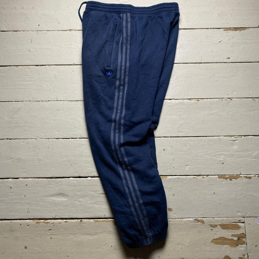 Adidas Originals Blue and Grey Baggy Joggers