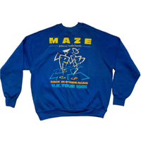 Maze Frankie Beverley Womens Vintage 80’s Blue Jumper (L)