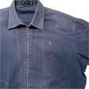 Yves Saint Laurent YSL Vintage Navy and Yellow Harrington Bomber Jacket (L)