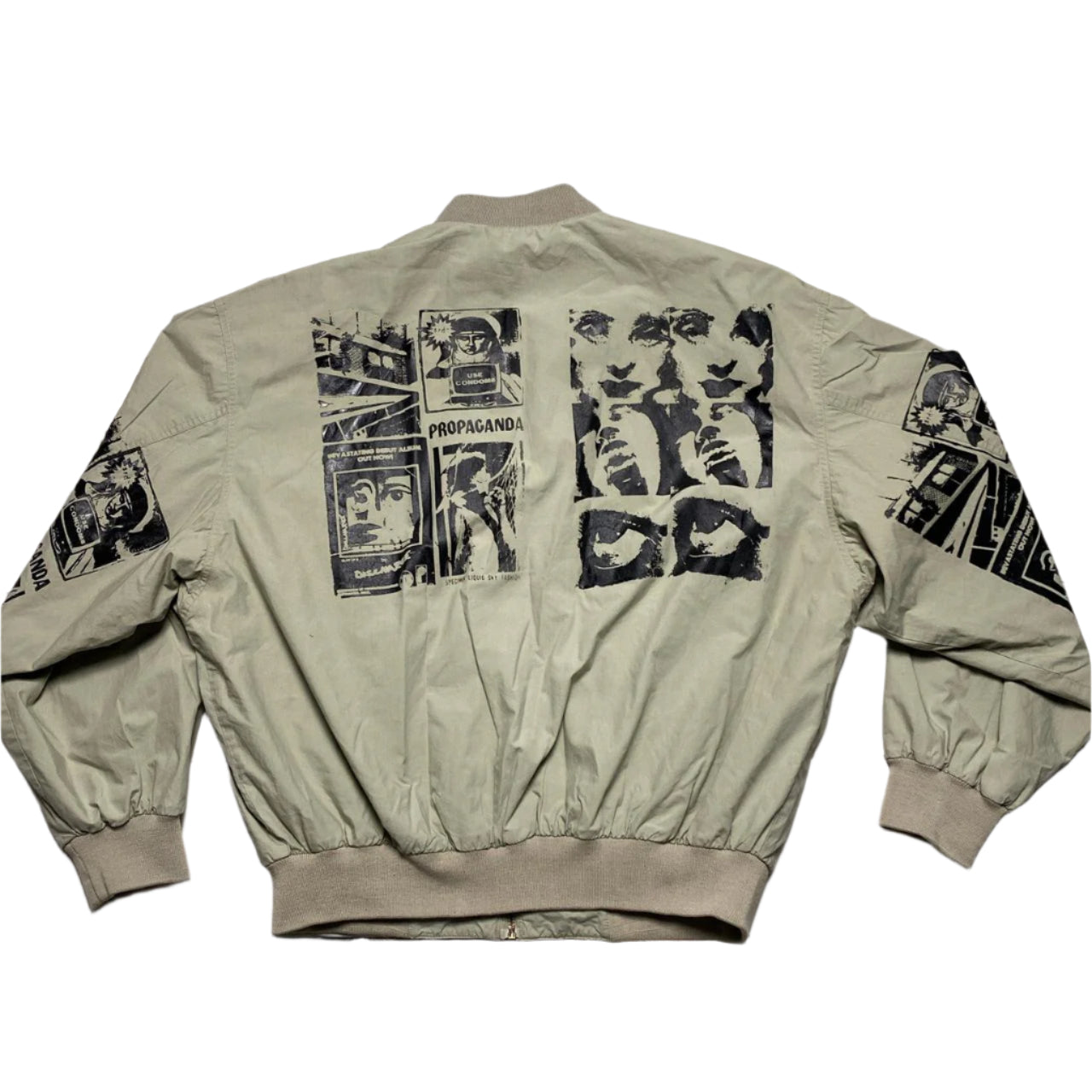 Custom Printed Animation St Michaels John Lewis Bomber Jacket Khaki (L)