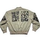 Custom Printed Animation St Michaels John Lewis Bomber Jacket Khaki (L)