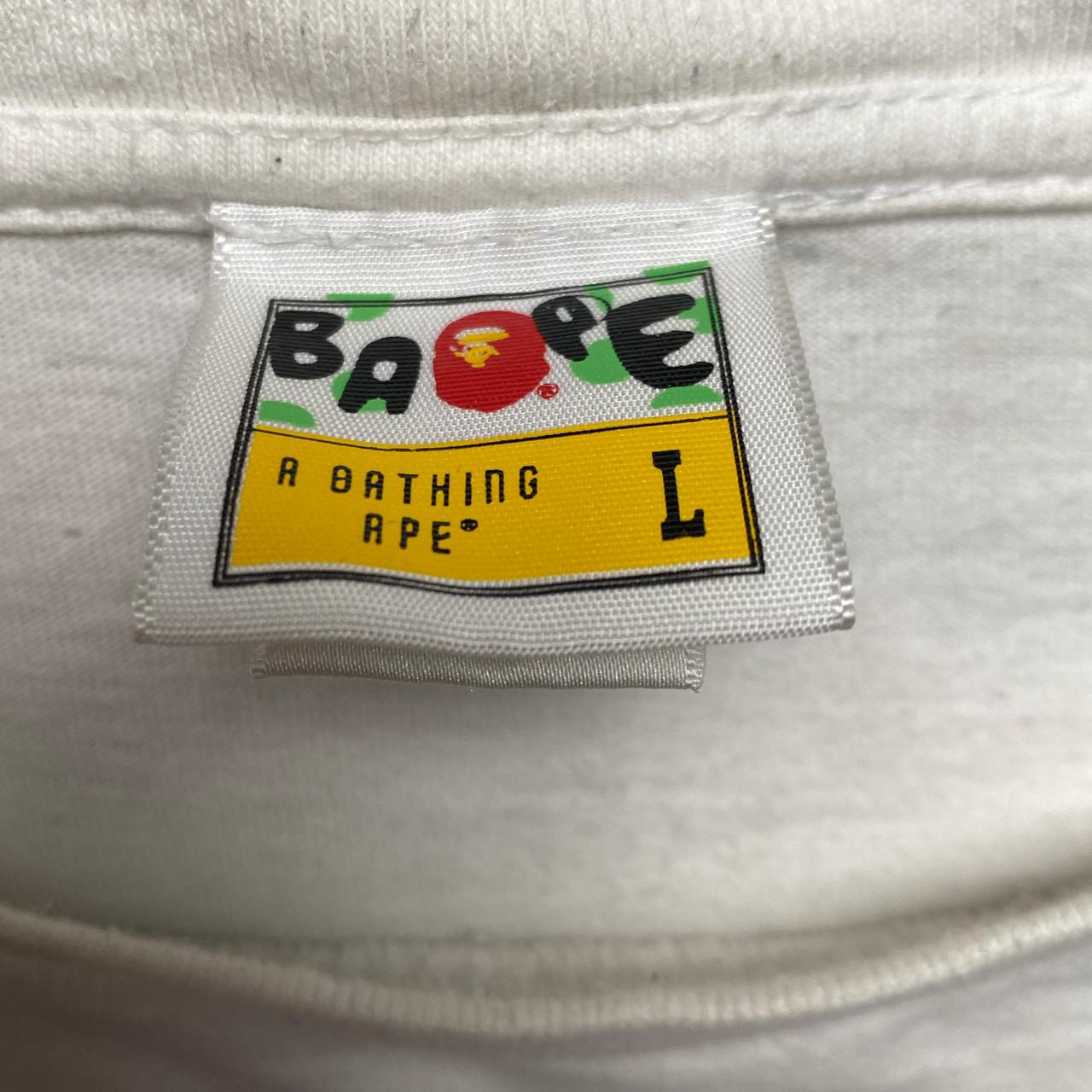 BAPE Monkey White T Shirt (L)