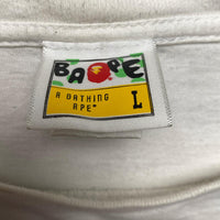 BAPE Monkey White T Shirt (L)