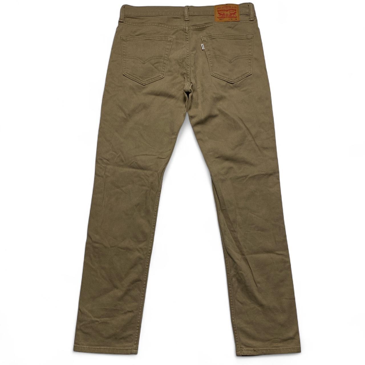 Levis 511 Sand Brown Slim Jeans