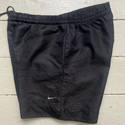 Nike Vintage Swoosh Black and White Shorts