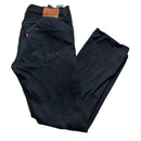 Levis 501 Black Baggy Jeans (32W)