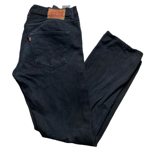 Levis 501 Black Baggy Jeans (32W)