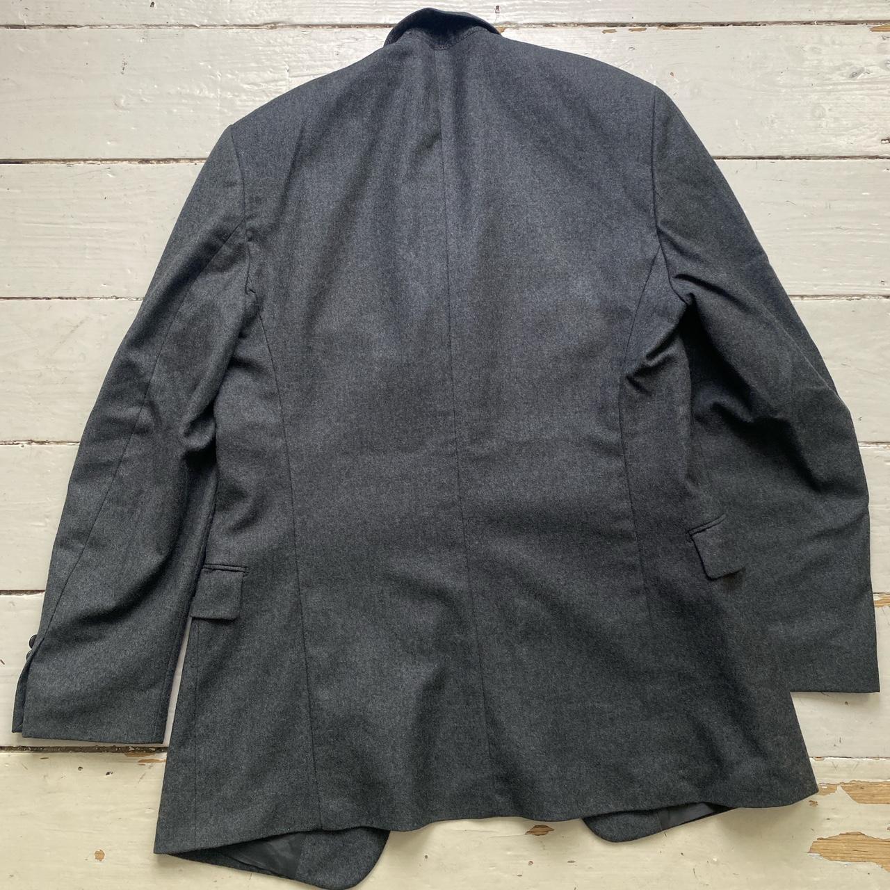 YSL Yves Saint Laurent Vintage Grey Wool Jacket