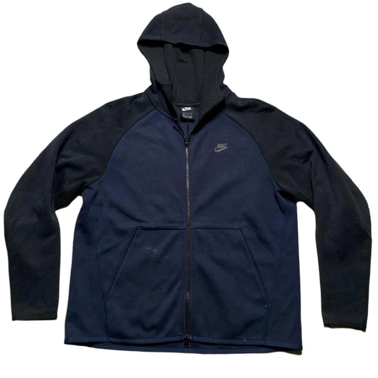 Nike Tech Fleece Two Tone Navy and Black Hoodie (L)