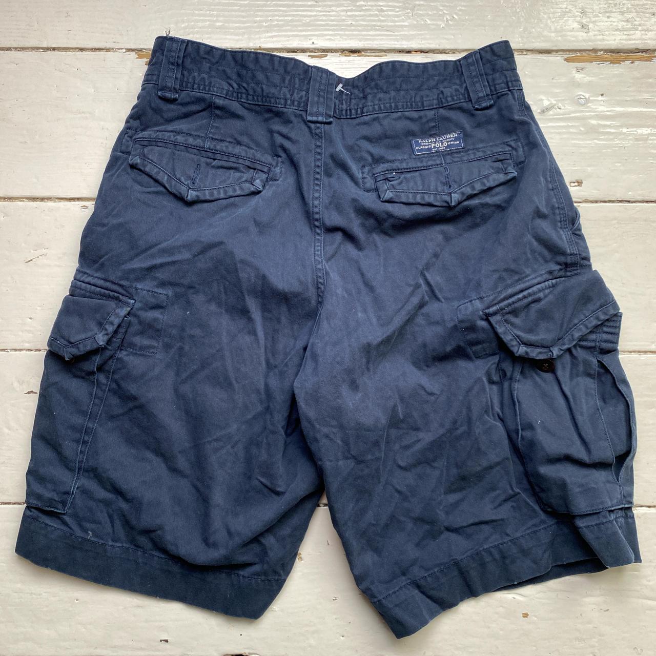 Ralph Lauren Polo Navy Cargo Baggy Shorts