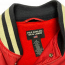 Polo Jeans Ralph Lauren Vintage Red and Black Bomber Varsity Jacket (M)