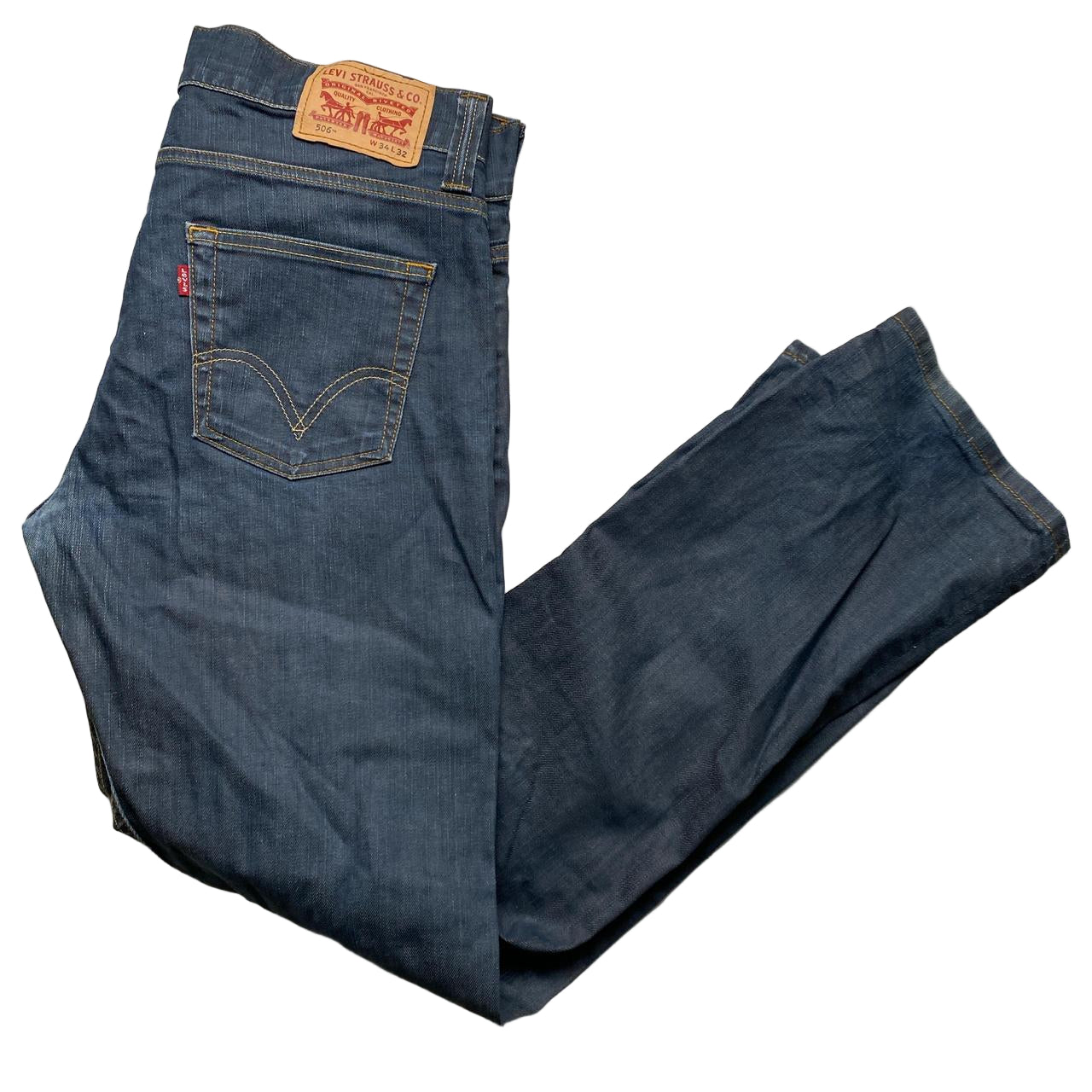 Levis 506 Baggy Navy Jeans (34W)