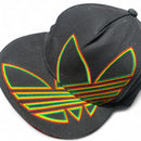 Adidas Rasta Originals Black Yellow Green and Red Fitted Cap