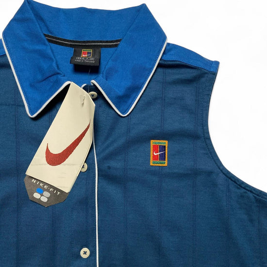 Nike Tennis Vintage Womens Vest Polo Shirt (S)